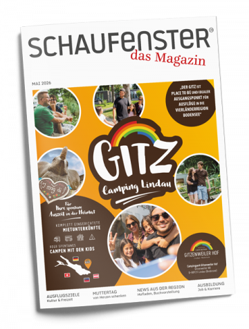 Titelbild Schaufenster Magazin schräg